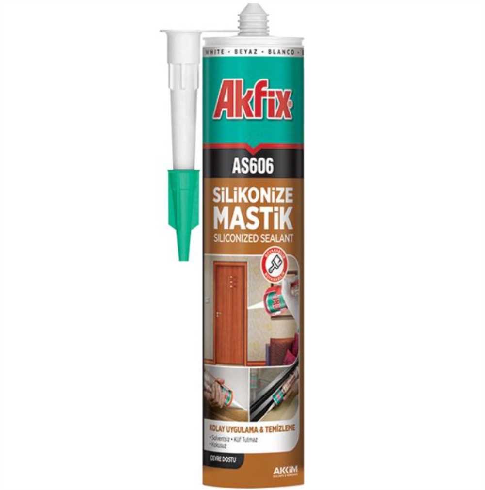AS606 SİLİKONİZE MASTİK