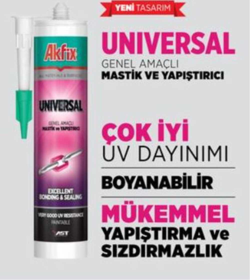 UNİVERSAL GENEL AMAÇLI MASTİK VE YAPIŞTIRICI